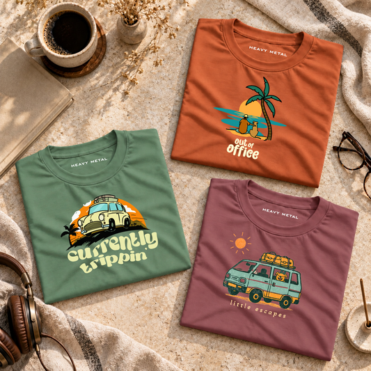 Off Duty Club Pack of 3 Printed Tees