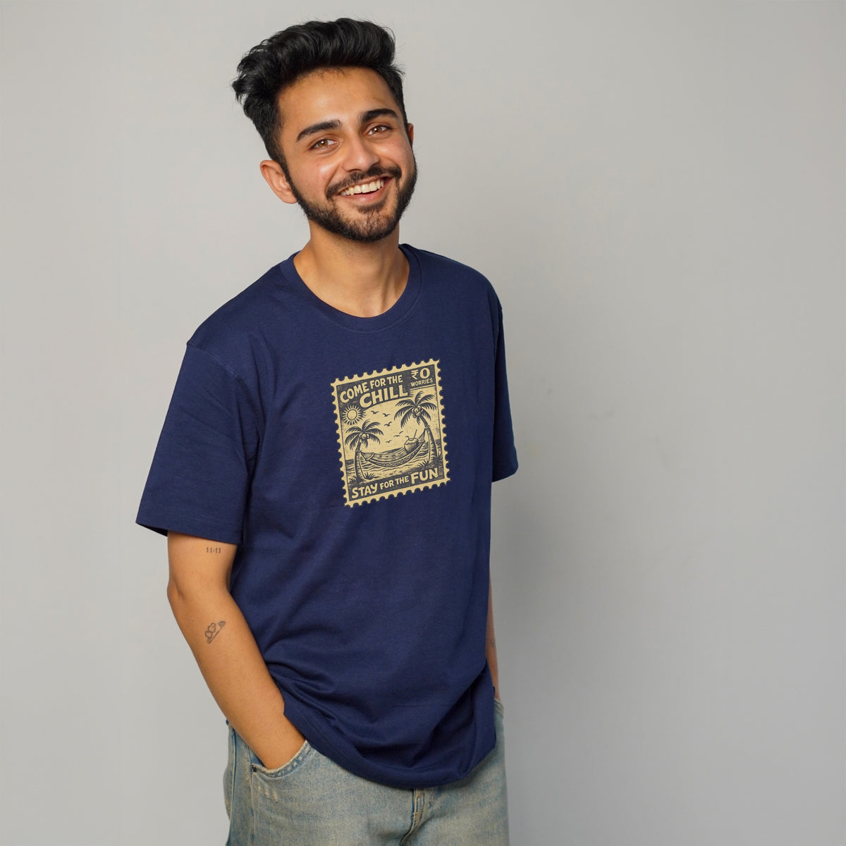 Stay for the Fun men's model