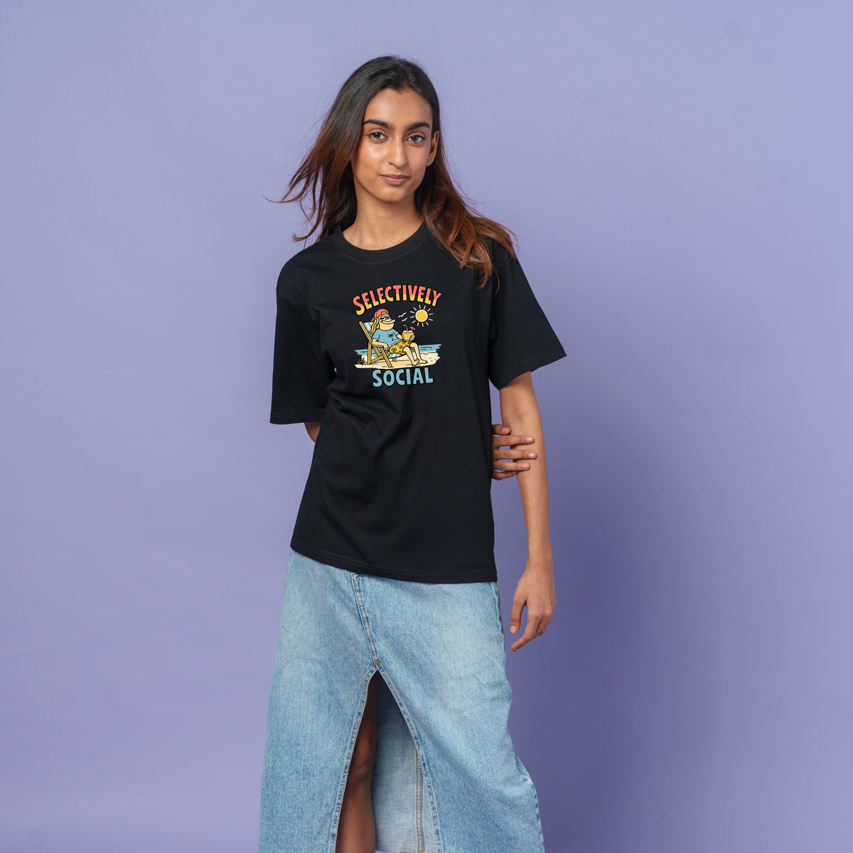 Selectiveley Social-Couple Tee