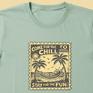 Come For The Chill Stay For The Fun-COUPLE TEE