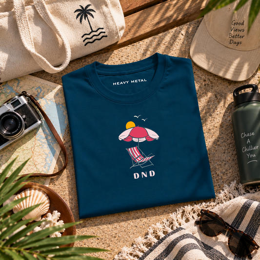 DND Travel Chiller T-shirt flat lay