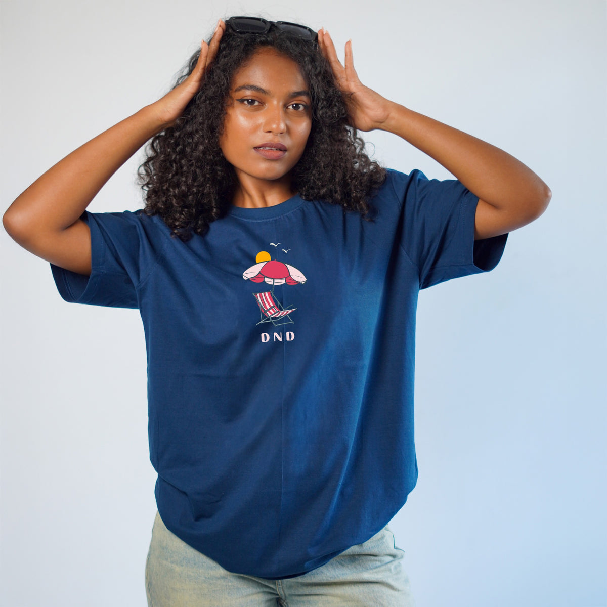 DND printed tee women